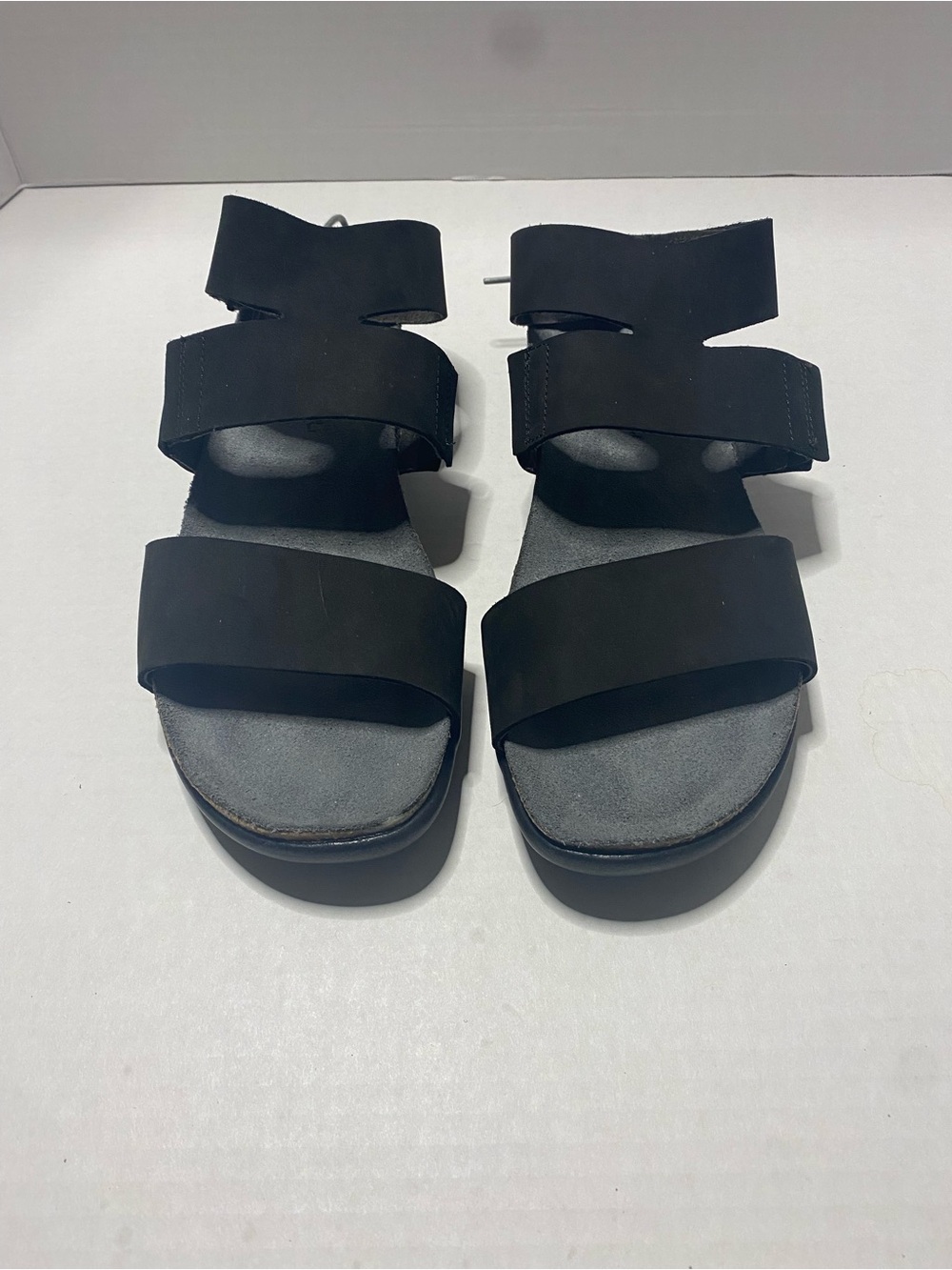 Naot Black Triple-Strap Comfort Sandals